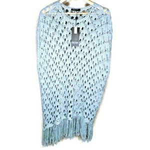 Point Zero Curvy Mint Crochet Sweater 1X